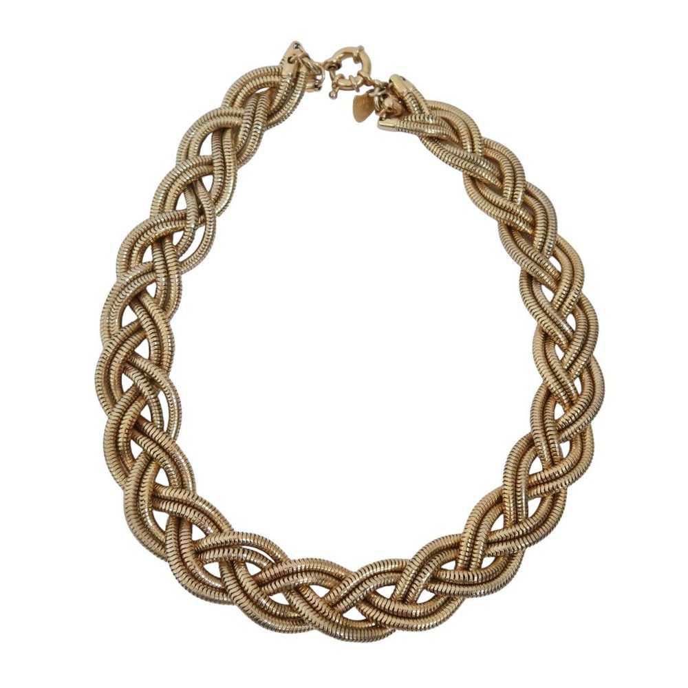 GILES & BROTHER braided chain necklace